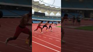 30m block start  group training 🔥 running athletics 100m trackandfield shorts army [upl. by Hilbert]