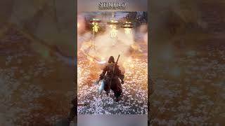 Mini battle Fountainhead Palace uses a sakura dance technique  Sekiro [upl. by Munro]