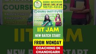 IIT JAM Form 2025  Coaching in Chandigarh  New Batch Starting from Monday  guruinstitute [upl. by Saravat759]