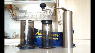 AeroPress x Porlex JP30 Grinder Review [upl. by Surazal]