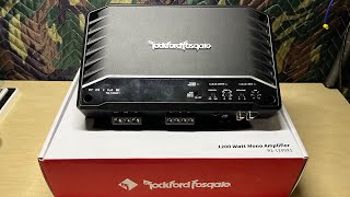 Rockford Fosgate Prime R21200X1 Amp Dyno 1 ohm [upl. by Adidnac]