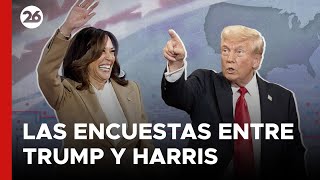 🔴 EN VIVO  ¿Quién lidera las elecciones en EEUU Así están las encuestas entre Trump y Harris hoy [upl. by Acinomal]