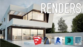 5 Programas para hacer RENDERS ARQUITECTONICOS [upl. by Asecnarf]