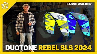 New Duotone Rebel SLS 2024 Featuring Lasse Walker  Kitemana Overview [upl. by Nahtal]