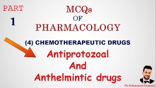 Antiprotozoal and anthelmintic drugs MCQspharmacology part1 [upl. by Ragen]