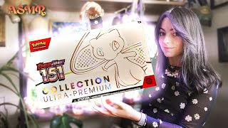 ♡ ASMR  Ma meilleure ouverture Pokémon Coffret Ultra Premium Mew EV35  151 ♡ [upl. by Alexandros]