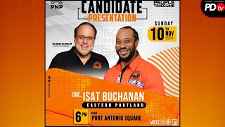 PNP Candidate Presentation  Isat Buchanan and Opposition Leader Mark Golding  Eastern Portland [upl. by Trilbi]