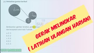 GERAK MELINGKAR  LATIHAN ULANGAN   FISIKA [upl. by Llirrehs]