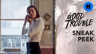 Good Trouble Season 1 Episode 3  Sneak Peek Why Is Callie Sneaking Around  Freeform [upl. by Airamalegna]