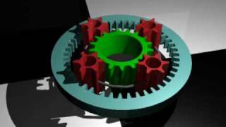 Epicyclic planetary gear animation [upl. by Mosira911]