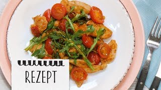 Rucola Tomaten Hähnchen I Mittwoch [upl. by Ainesey]