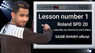 BEST LESSON ROLAND SPD 20 OCTOPAD KAISE SEKHA JATA HAI AAJ MAI AAP KO BATATA HO [upl. by Ariam]