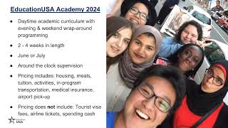 EducationUSA Academy and Connects Programs  Webinar March 21 2024 [upl. by Shanley]