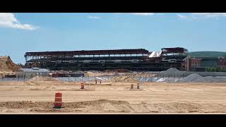 Belmont Park upclose  Belmont Park demolition May 29 2024 11 [upl. by Kloman952]