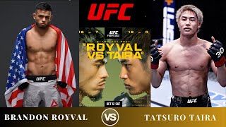 UFC Vegas 98 Brandon Royval Vs Tatsuro Taira Full card preview UFCVEGAS98 [upl. by Ledairam]