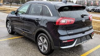 2018 Kia Niro Walkaround Review [upl. by Elocan]