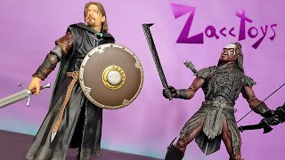 Diamond Select Toys Lord of the Rings Wave 5 Boromir and Lurtz Action Figure Review [upl. by Blen]