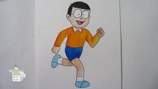 How to draw Nobita 野比 のび太 [upl. by Yllitnahc]