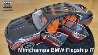 NEW Minichamps  BMW Flagship i7  118 Diecast [upl. by Relly953]