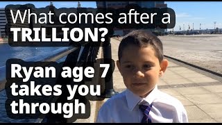 7 year old tells you what comes after a billion a trillion and so on [upl. by Aleahcim]