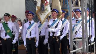 Troko Trommlerkorps Rutenfest Ravensburg Antrommeln Lederhaus Rutenfreitag 21 7 2017 [upl. by Walker416]