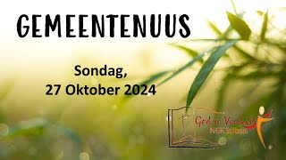 Gemeentenuus vir 27 Oktober 2024  Stilbaai NG Gemeente [upl. by Cindi]