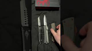 Microtech Glykon Size Comparison Vs Ultratech and Combat Troodon CT [upl. by Potash]