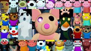 TRUE ROBLOX PIGGY ALL JUMPSCARES [upl. by Nehepts6]