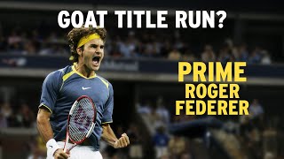 Roger Federers Dominant Title Run  Highlights of Every Match  2005 US Open [upl. by Enimaj683]