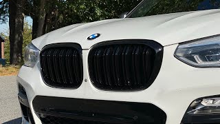 AGGRESSIVE GRILLS FOR THE BMW X3 M40I G01 someone messed up [upl. by Idell]