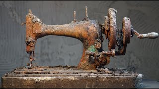 1894 SINGER Sewing Machine Restoration [upl. by Sande822]