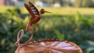 Making a Copper Hummingbird [upl. by Anekahs]