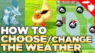 How to CHOOSE  Change the Weather in Pokemon Sword and Shield Also Fog Sandstorm amp Hail [upl. by Pool]