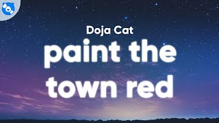 Doja Cat  Paint The Town Red Clean  Lyrics [upl. by Melody]