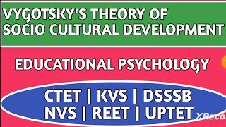 Vygotsky theory of social  cultural development [upl. by Eirojram426]