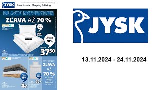 JYSK leták SK  13112024  24112024 [upl. by Ralyt]