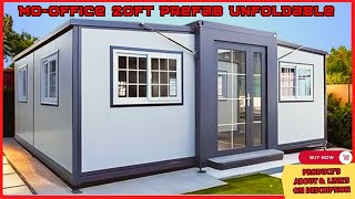 Best Mo office 20ft Prefab unfoldable House casas prefabricadas para Vivir Tiny Homes Review [upl. by Razec]