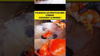 Pourquoi les fruits de mer chinois choquent le monde  streetcuisine cuisine food streetfood [upl. by Notanhoj393]