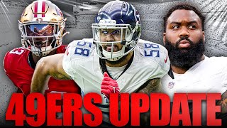 49ers UPDATE DE Trade RUMORS Nesta Jade Silvera SIGNED Hufanga news Cowboys Notes [upl. by Ailad586]