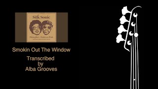 smokin out the window bass Tab and Sheet music [upl. by Bourgeois]