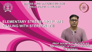 Week 12 Lecture 57 Elementary stress problems dealing with stereonetII [upl. by Romona647]