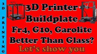 3D print on Fr4 G10 fiberglass sheet 0020 is it better than glass Matt finish Garolite [upl. by Enirehs]