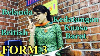 BAB 1 Kedatangan Kuasa Barat  SEJARAH TINGKATAN 3  PT3 [upl. by Banky]