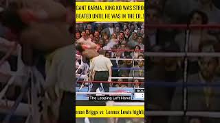 Shannon Briggs vs Lennox Lewis highlights [upl. by Neruat857]