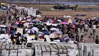 Philippines longawaited aid arrives in devastated Tacloban [upl. by Juline]