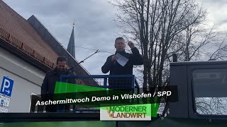 Aschermittwoch Demo in Vilshofen bei der SPD [upl. by Lekram932]