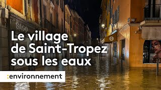 Pluies diluviennes  SaintTropez sous les eaux [upl. by Sikram]