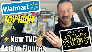 Walmart Toy Hunting for Star Wars TVC Action Figures [upl. by Carrillo]