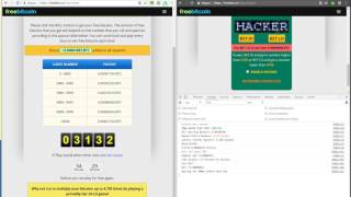 Freebitcoin Script HI LO Hack Auto Roll Hack 19 07 2017 [upl. by Etram803]