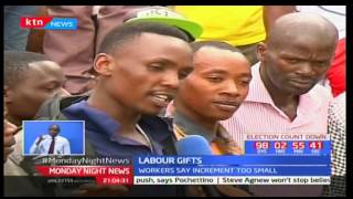 Workers dismiss President Uhurus minimum wage increment saying it is too little [upl. by Lagiba599]